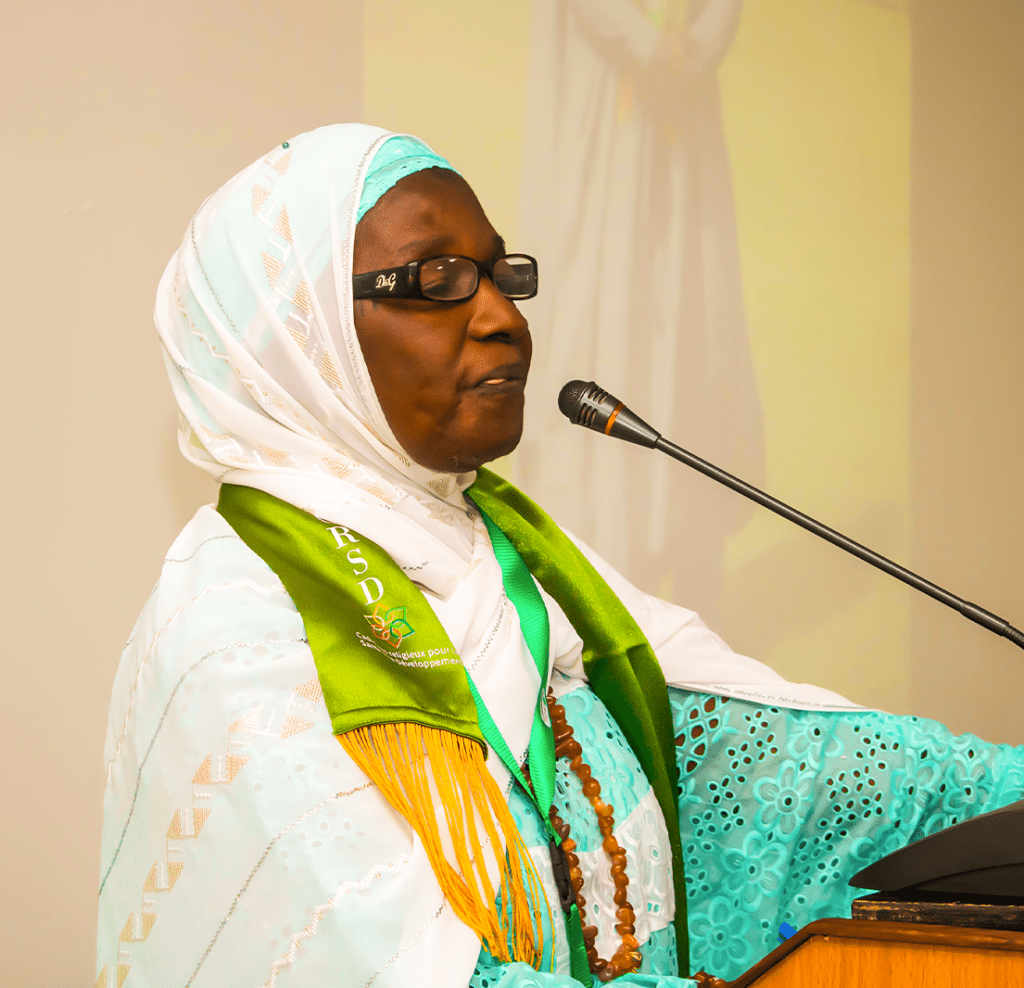 SAIDA Arame SECK, DITE Aminata Seck, Inspectrice de l'Enseignement Arabe, Présidente de la Commission Chargée de l'Education et de la Formation